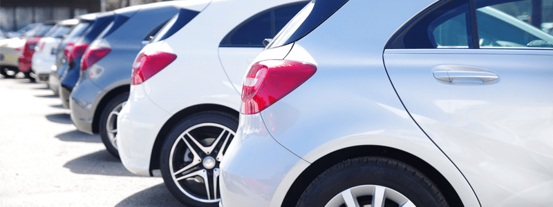 Cars parked up