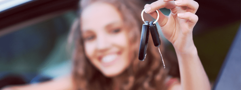 Lady with keys